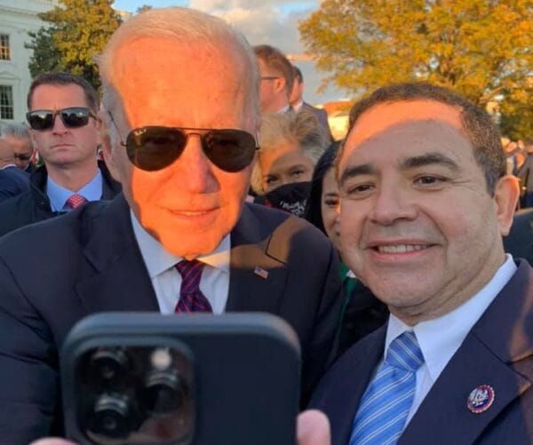 “Pro-gun Democrat” Henry Cuellar and friend… (U.S. Congressman Henry Cuellar/Facebook)