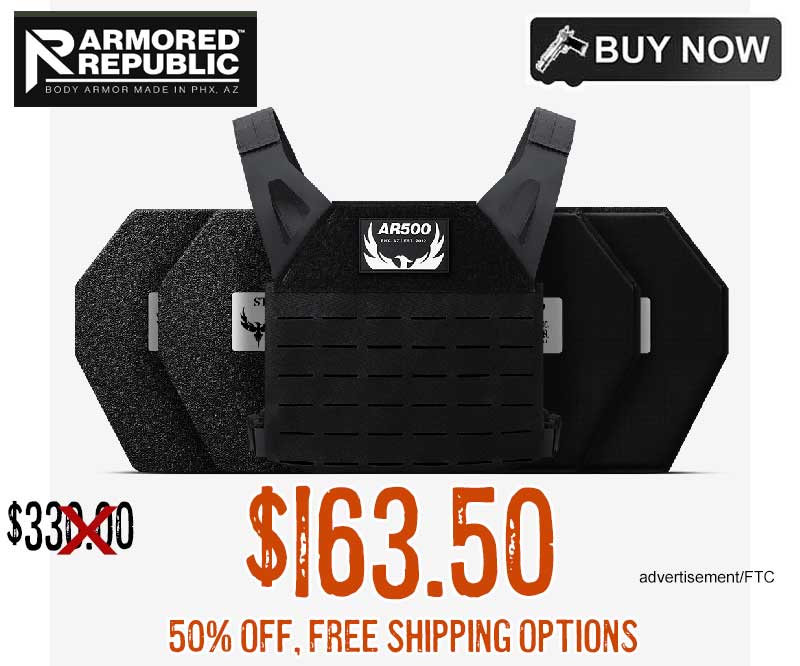 AR500 PDW Freeman Loadout Plate Carrier & Armor Bundle 3.50