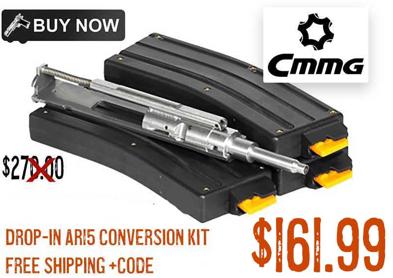 CMMG AR15 22LR Bravo Rifle Conversion Kit +3 Mags dec2023