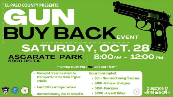 Report on El Paso Gun "Buyback" October 28, 2023