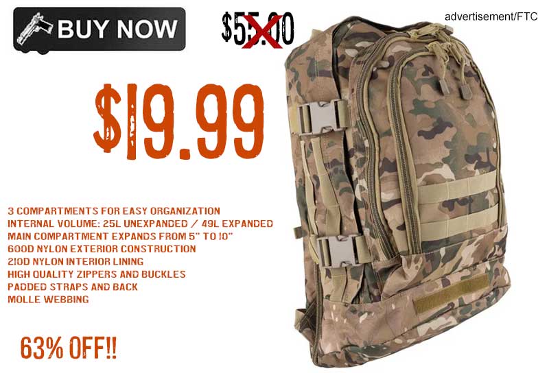 Primary Arms 3-Day Expandable Backpack Multicam lowest price