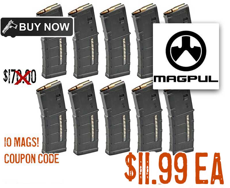 10 Magpul AR15 PMAG GEN M3 30 round Window Magazines sept2024