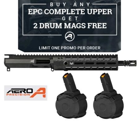Buy Any Aero Precision EPC Complete Upper, Get Two Free Drum Mags