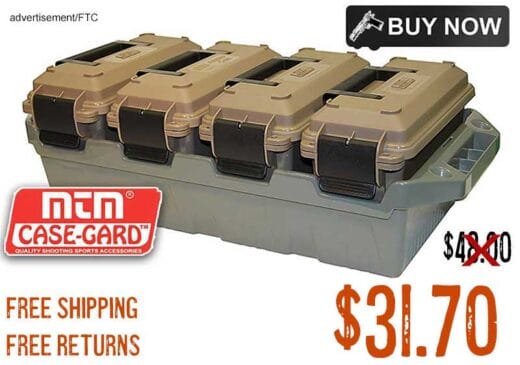 MTM AC4C Ammo Crate 4-Can lowest price dec2024