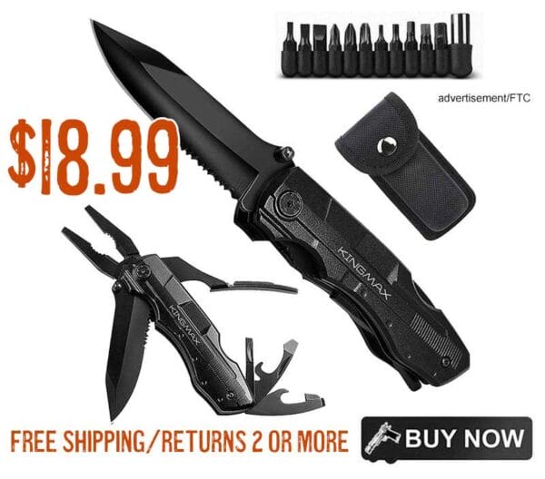 KINGMAX Pocket Knife & Tactical Multitool Set lowest price dec2023