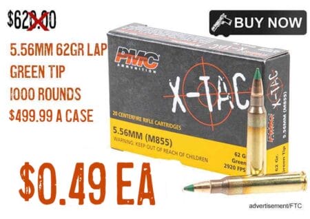 PMC X-TAC 5.56mm 62Gr LAP Ammunition cheap april2024 lower price