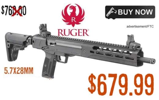 Ruger LC Carbine in 5.7x28mm rifle sale deal discount oct2024