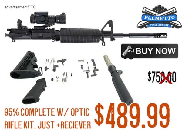 PSA 16 M4 Carbine 5.56 Freedom Rifle Kit Vortex Strikefire II Optic lowest price