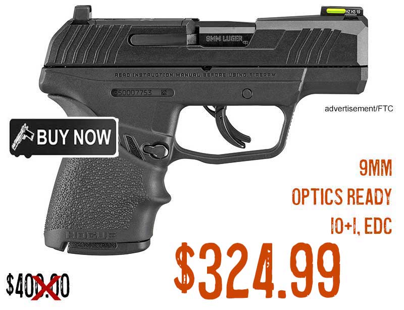 Ruger Max-9 9mm Optic Ready Black Pistol lowest price july2024