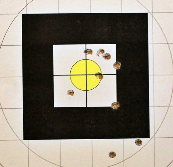 KelTec P17 accuracy with CCI Mini-Mag