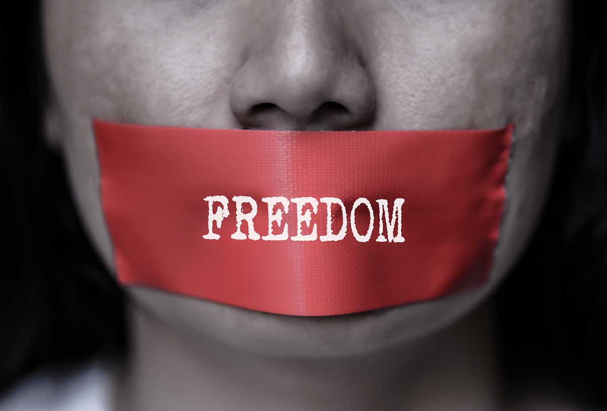 free speech freedom censorship iStock-spukkato 887987546