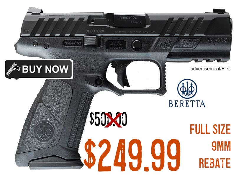 Beretta APX-A1 Full Size 9mm 17 Round Pistol lowest price