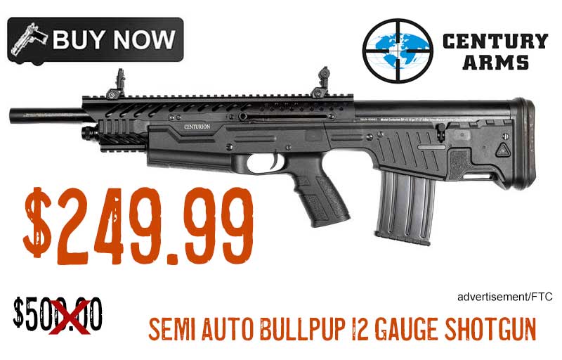 Century Arms Centurion BP-12 Semi Auto Bullpup 12 Gauge Shotgun $249.99