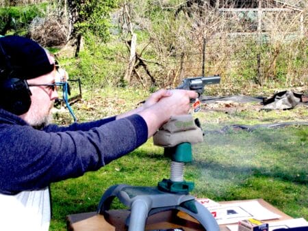 Taurus 605 Executive Grade 357 Magnum - shooting