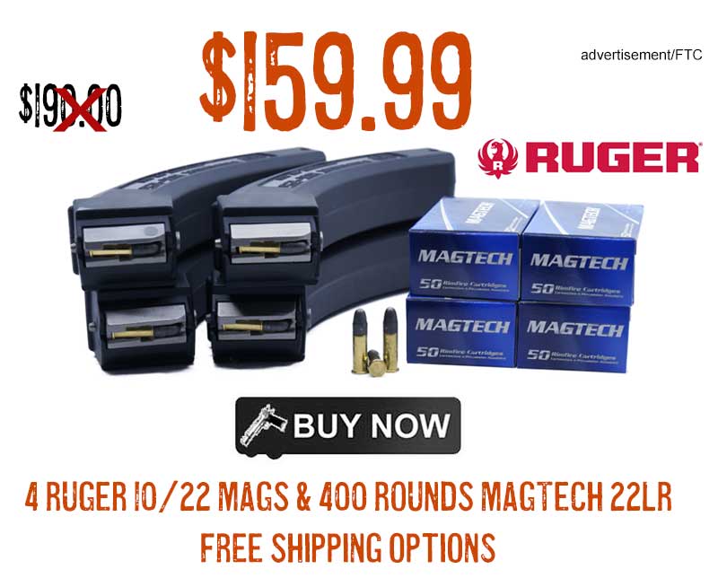 4 Ruger 10 22 Mags And 400 Rounds Of Magtech 22Lr lowest price