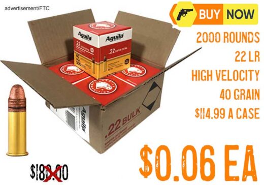 Aguila Super Extra 22LR High Velocity 40 Grain Copper SP lowest price jan2025