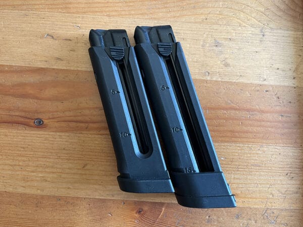 FN 502 Tactical 22LR Magazines | 10-round (L) & 15-round (R)