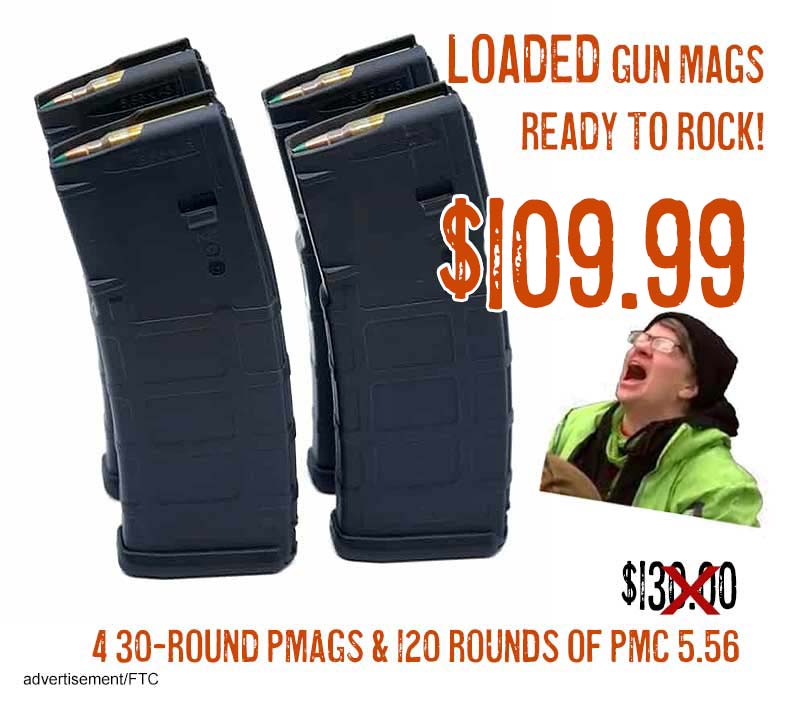 Loaded Mags 4 MAGPUL PMAGS & 120 Rounds of PMC 5.56 lowest price update