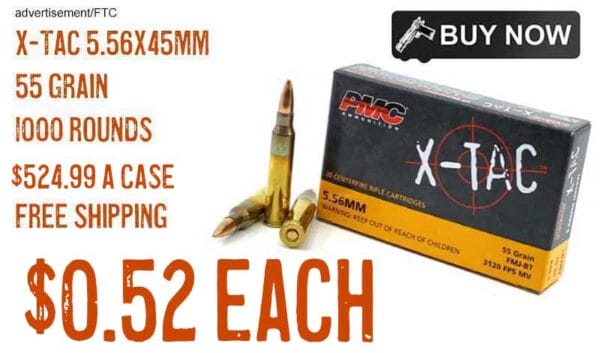 PMC X-TAC 5.56x45mm 55 Grain FMJ Ammunition sale may2024