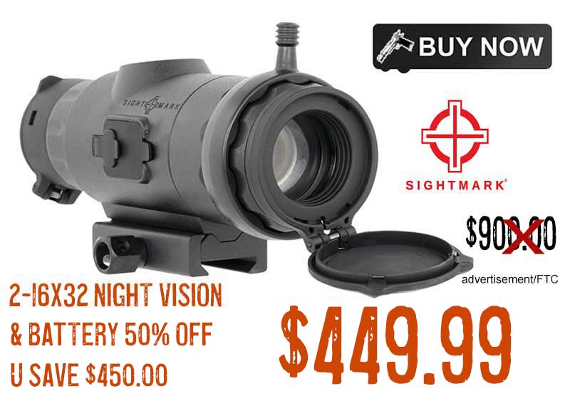 Sightmark Wraith 4K Mini 2-16X32 Night Vision Scope and battery lowest price july2024