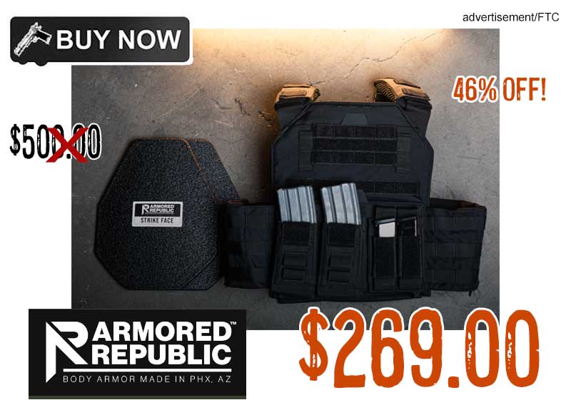 AR500 Lexington Response Kit Plate & Carrier Armor Package lowest price