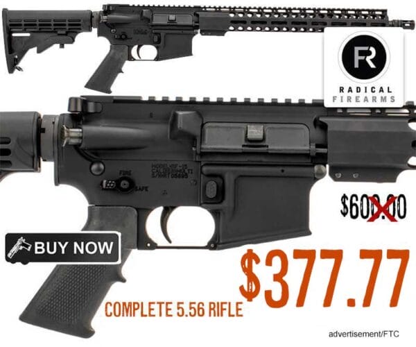 Radical Firearms PA RF-15 Cmplt 5.56 Rifle M-LOK Handguard Deal lowest price aug2024