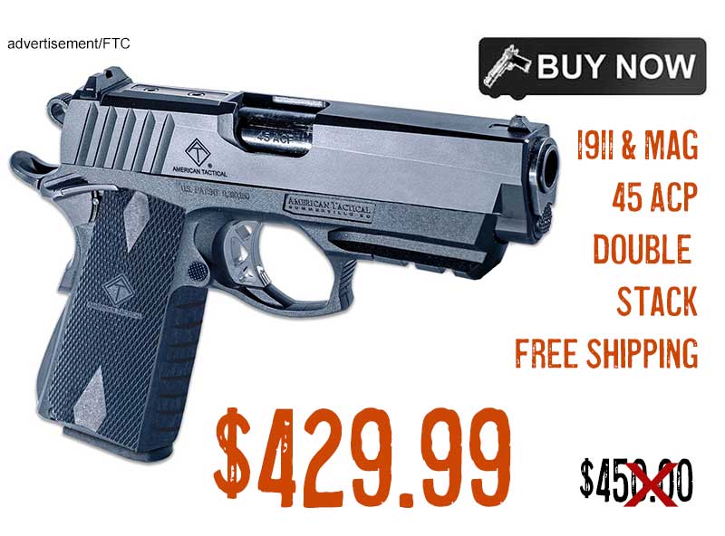 ATI Commander 45 ACP Double Stack 1911 & Magazine lowest price