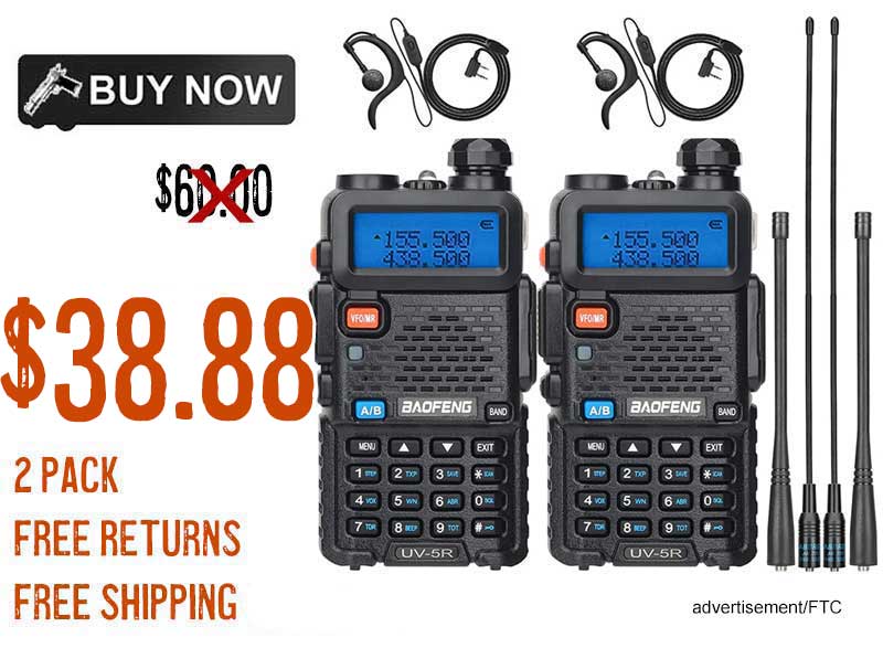 Baofeng UV-5R Two-Way Radio Amateur Radio Sale Sale Discount nov2024