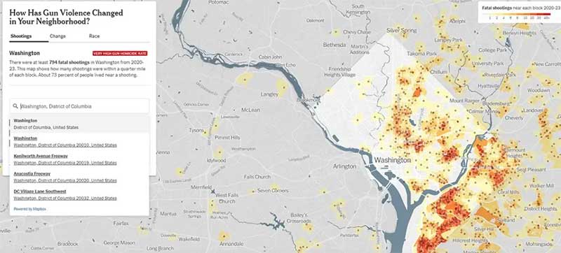 How Close We Live to Gun Violence Image Source NSSF via The New York Times