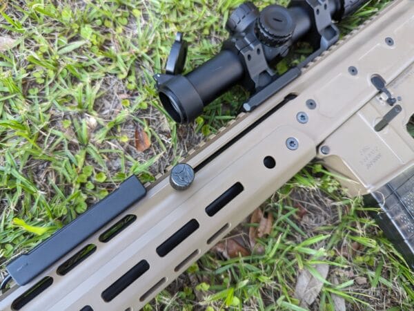 PSA JAKL 14.5" RIFLE LENGTH 5.56 1:7 NITRIDE SUREFIRE WARCOMP MUZZLE DEVICE MOE SL EPT F5 STOCK RIFLE, FDE