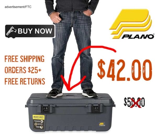 Plano Storage Trunk with Wheels lowest price