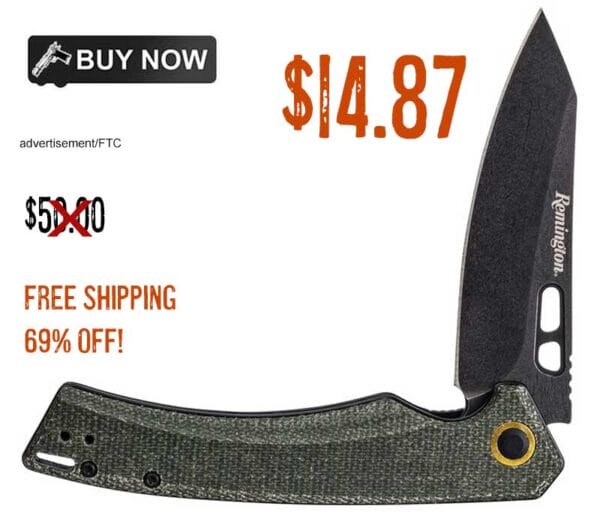 Remington EDC Liner Lock Folding Knife lowest price