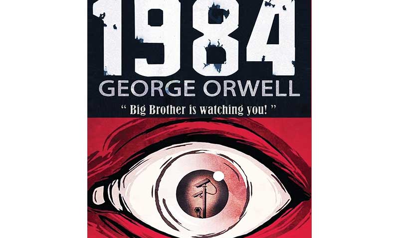 1984 by George Orwell Author book coverNineteen A Novel , often published as 1984 , is a dystopian social science fiction novel by English novelist George Orwell. : Nineteen A Novel , often published as 1984 , is a dystopian social science fiction novel by English novelist George Orwell.