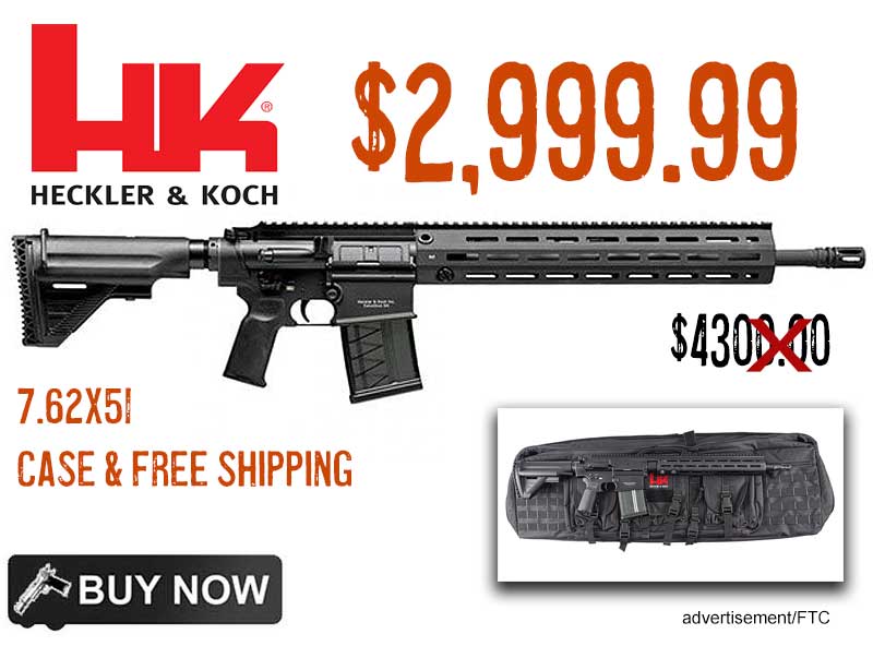 HK MR762 MLOK Semi Automatic 7.62x51 Rifle lowest price