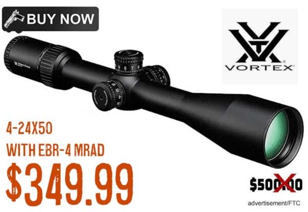 Vortex Strike Eagle 4-24x50 with EBR-4 MRAD Riflescope SE-1628 lowest price sept2024