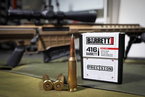 Barrett Announces New .416 Barrett Precision Ammunition 