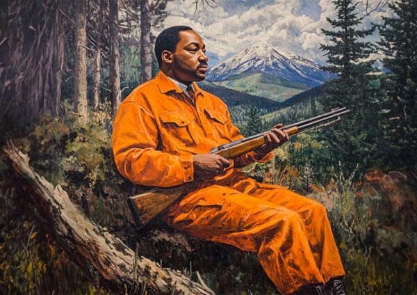 Martin Luther King Jr. Hunting in Montana IMG MidJourney