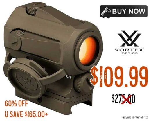 Vortex SPARC AR 2MOA Tan Red Dot Sight lowest price