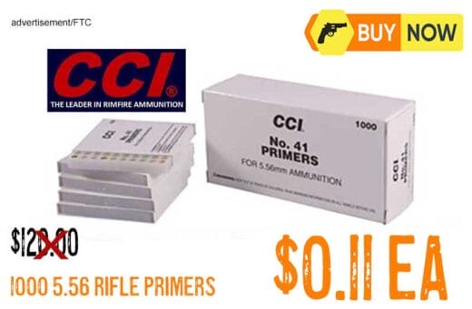 CCI No.41 5.56mm NATO-Spec Small Rifle Primers Sale lowest price Jan2025