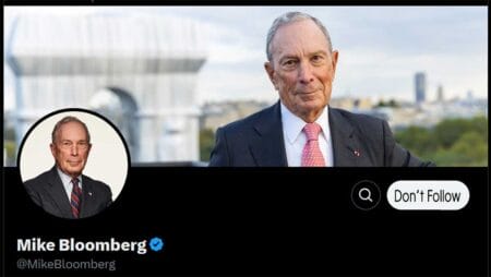 Mike Bloomberg X Profile Sxreengrab