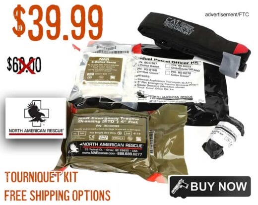 North American Rescue Individual Patrol Officer Kit lowest price ever