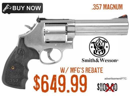 S&W Model 686 .357 Magnum Revolver lowest price rebate nov2024