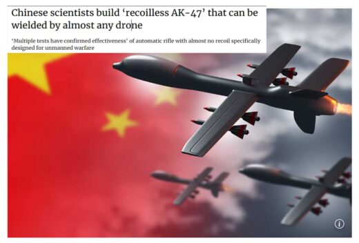 Chinese scientists build ‘recoilless AK-47’ that can be wielded by almost any drone IMG South China Morning Post