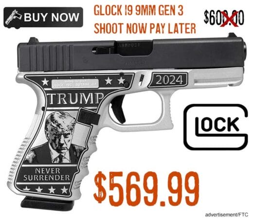 GLOCK 19 Gen 3 Trump 2024 Mug Shot 9mm Pistol