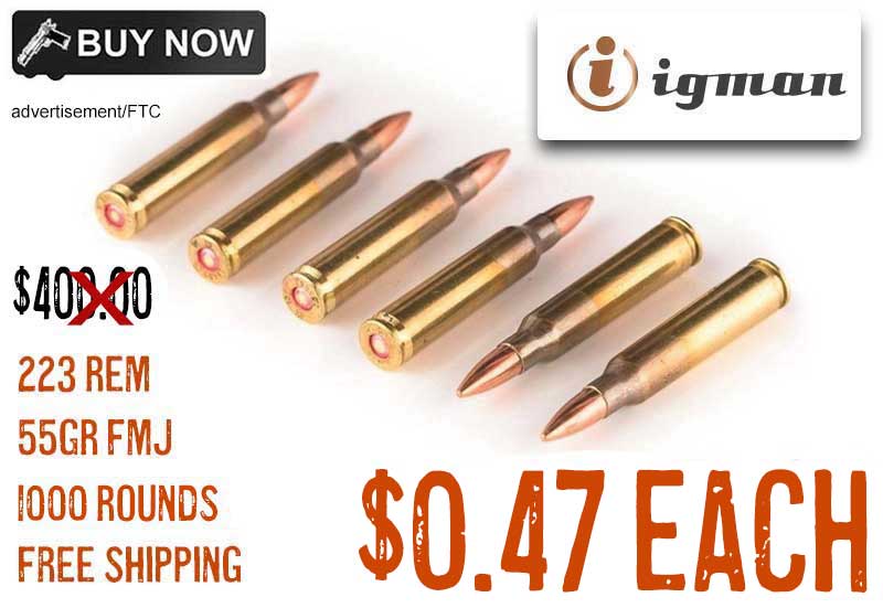 Igman Remington .223 Remington FMJ 55 Grain 500 Rounds nov2024