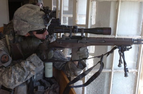 M14 in Baghdad, Iraq in 2007