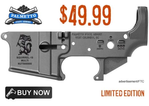 PSA AR15 Squirrel-15 Stripped Rifle Lower Receiver