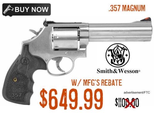 S&W Model 686 .357 Magnum Revolver lowest price rebate nov2024 UPDATEaa