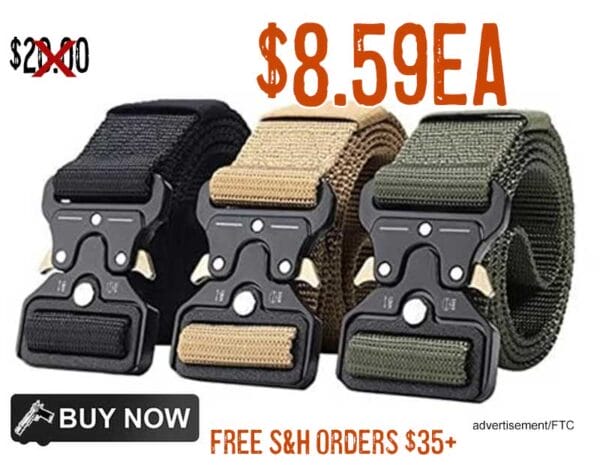 Tactical Belt Military Style Webbing Riggers Web Belt lowest price