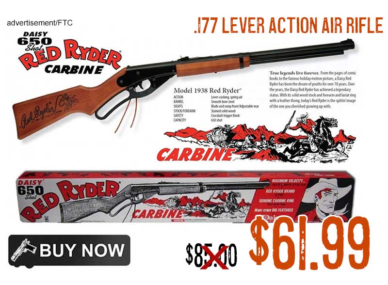 Daisy Red Ryder 1938 .177 Lever Action Air Rifle lowest price